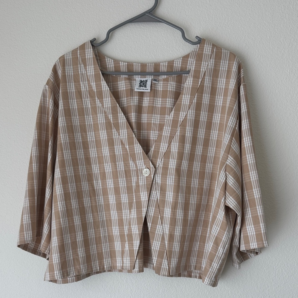 Kahui Palaka Mehana Blouse- ‘Iliahi 2XL